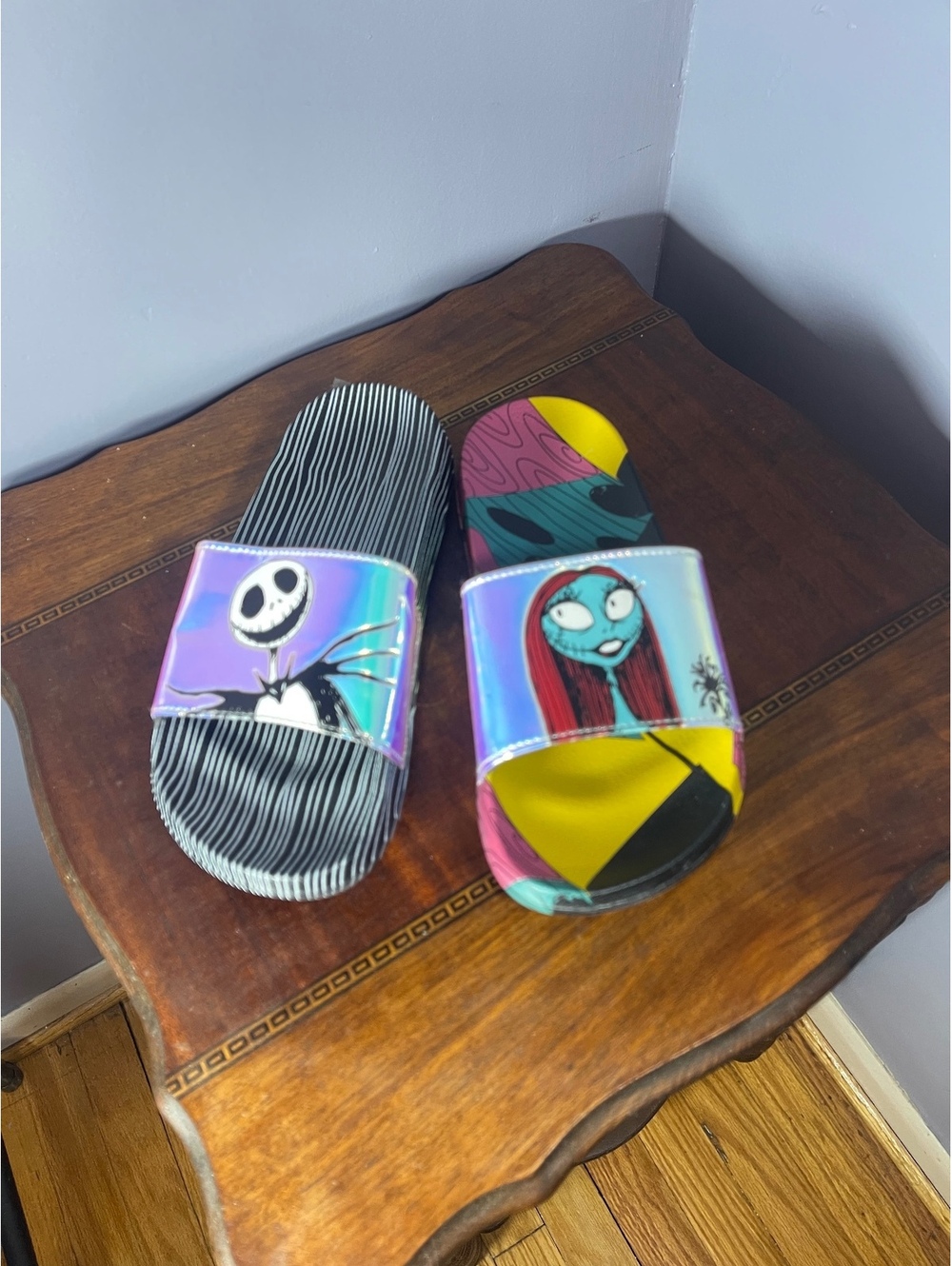 GroundUp The Nightmare Before Christmas Character Slide Sandals - Size 9